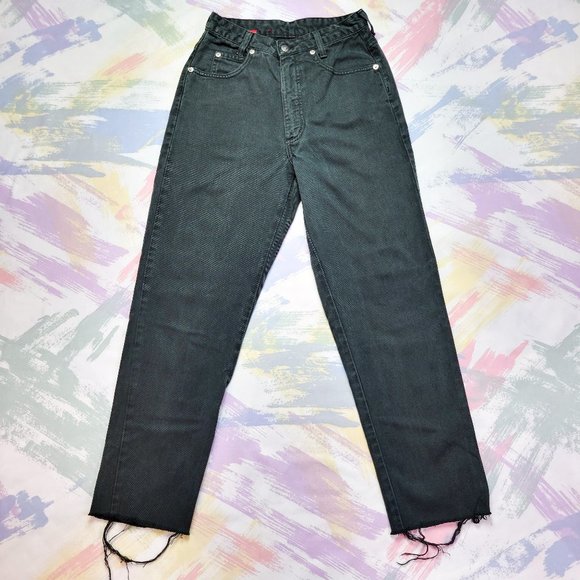 Vintage 90s Banana Republic Black High Waist Jeans - Picture 1 of 6